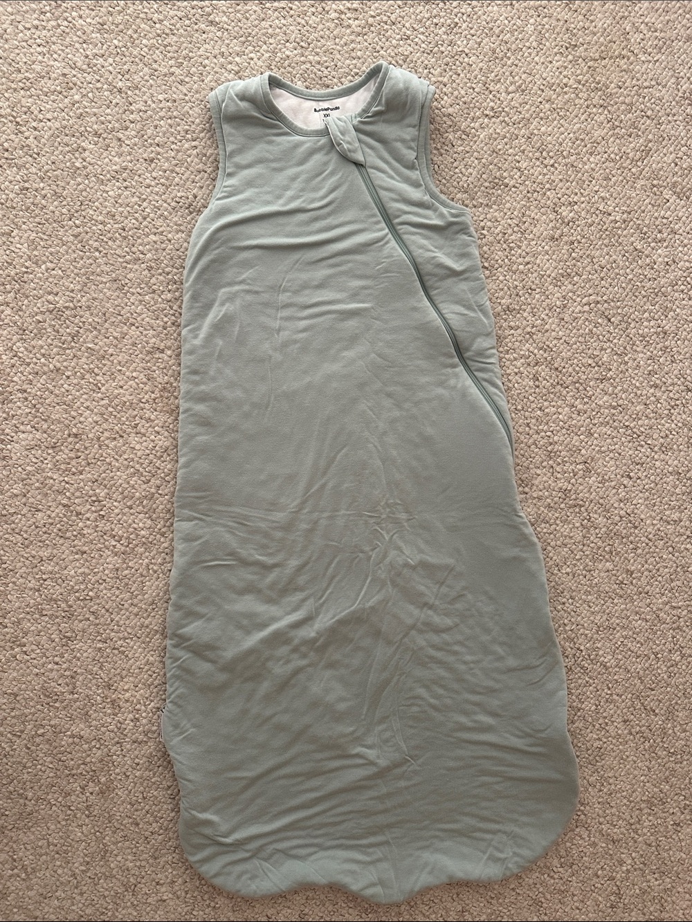 Sleeveless Sage Green Baby Sleep Sack